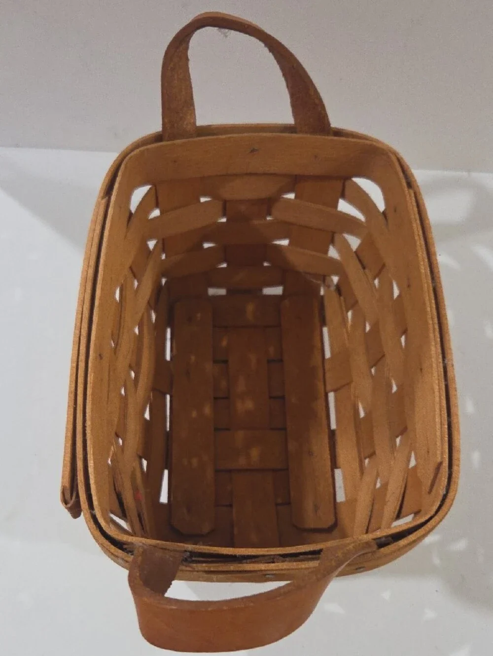 Longaberger handwoven maple